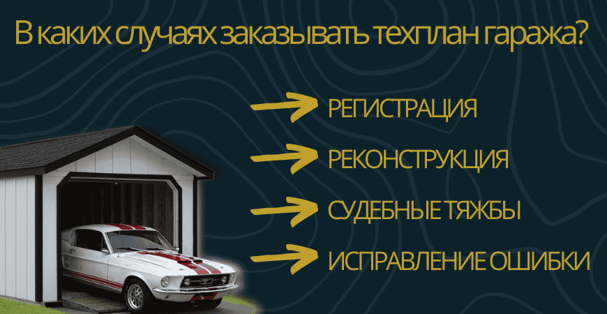 Заказать техплан гаража в Пушкино и Пушкинском районе под ключ